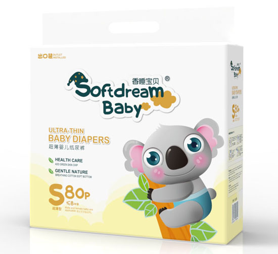 香睡寶貝超薄嬰兒紙尿褲S碼