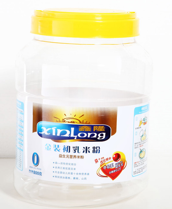 鑫隆金裝初乳米粉0段桶裝