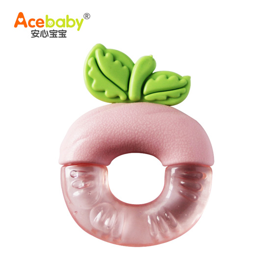 安心寶寶水果牙膠粉色無袋