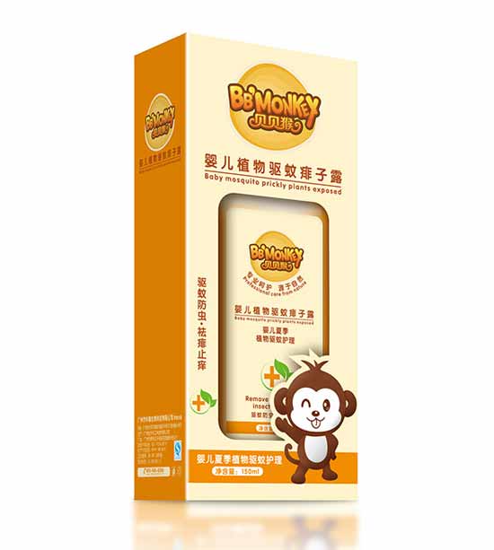 貝貝猴嬰兒植物驅(qū)蚊痱子露