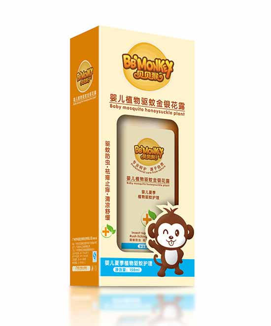 貝貝猴嬰兒植物驅蚊金銀花露