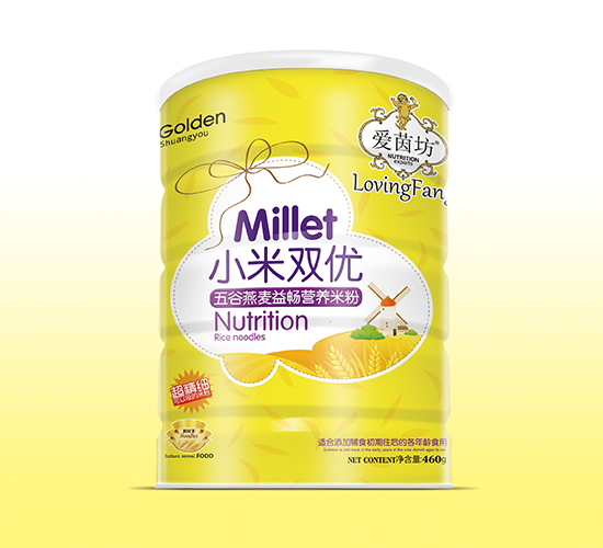 愛茵坊小米雙優(yōu)五谷燕麥益暢營(yíng)養(yǎng)米粉聽裝