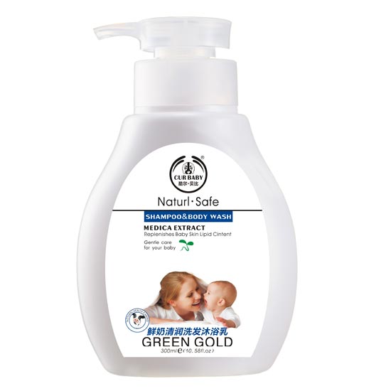貝比鮮奶清潤洗沐二合一300ml