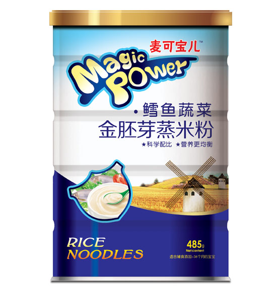 麥可寶兒鱈魚(yú)蔬菜胚芽蒸米粉