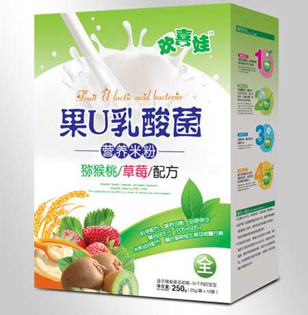 歡喜娃獼猴桃草莓配方果U乳酸菌營(yíng)養(yǎng)米粉