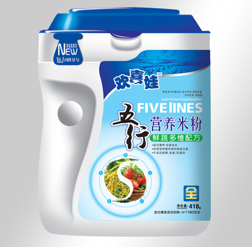 歡喜娃鮮蔬多維配方五行營(yíng)養(yǎng)米粉