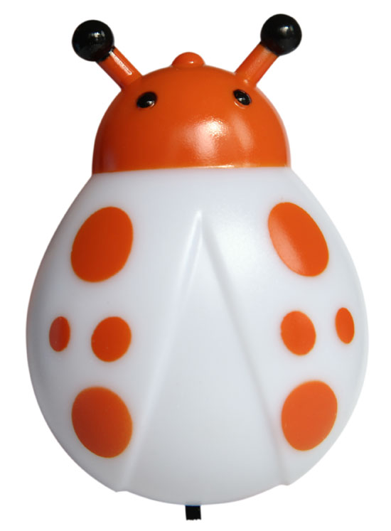 樂琪歡樂甲殼蟲夜燈橘色