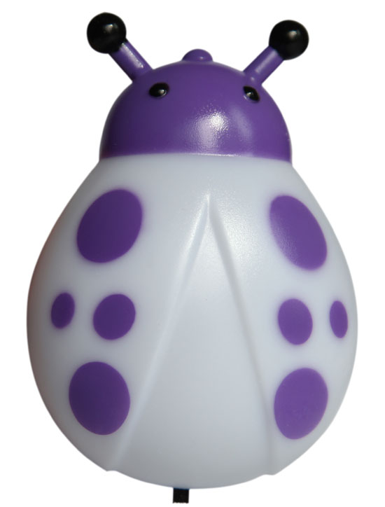 樂琪歡樂甲殼蟲夜燈紫色