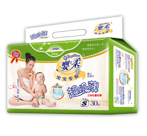 寶寶專家超級(jí)薄嬰兒紙尿片S碼30片