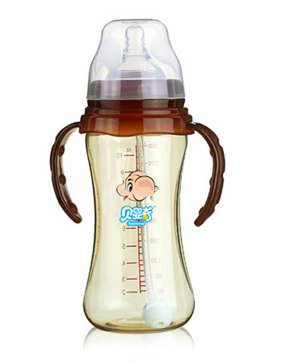 貝嬰奇PPSU雙柄自動奶瓶300ml