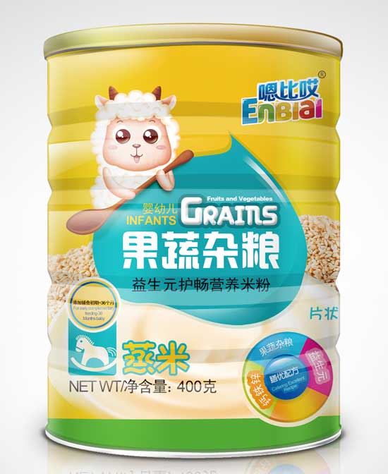 嗯比哎果蔬雜糧益生元護(hù)暢營(yíng)養(yǎng)米粉