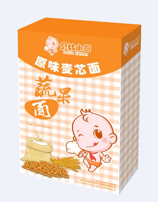 貝比小廚原味麥芯蔬果面