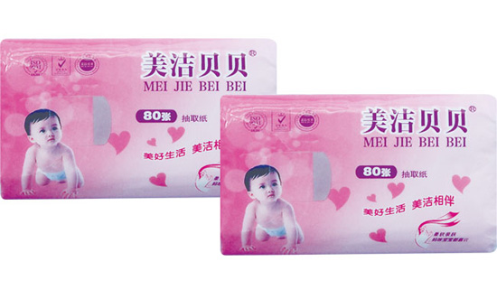 美潔貝貝40抽紙80張