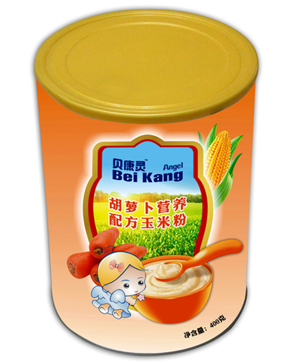 貝康靈胡蘿卜營養(yǎng)配方玉米粉(聽裝)