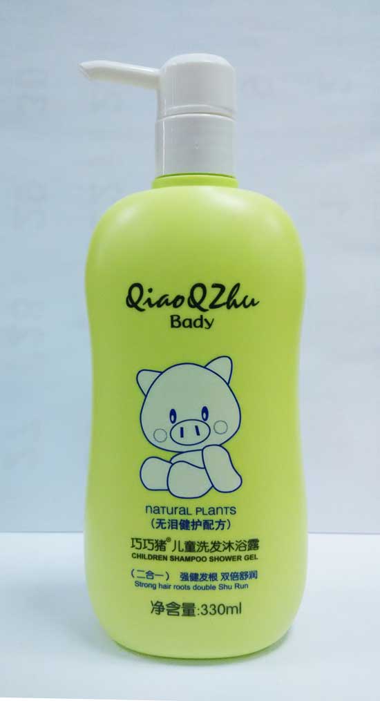 巧巧豬330ml兒童洗發(fā)沐浴露1