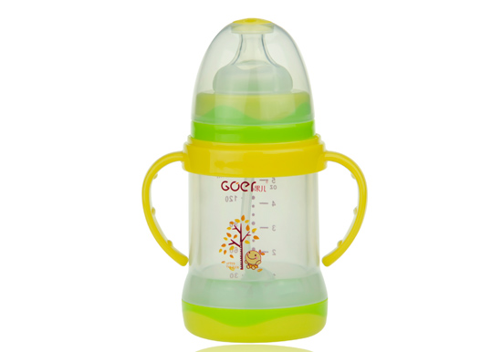 果兒150ML防暴防摔玻璃奶瓶綠色