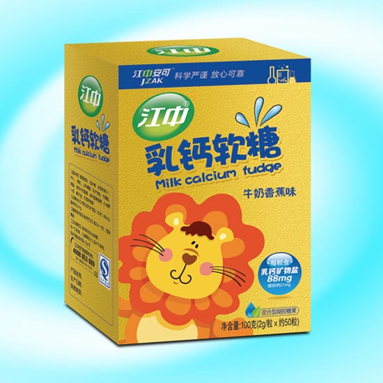 江中乳鈣軟糖牛奶香蕉味