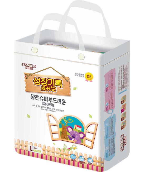 史酷比柔極薄紙尿褲L70