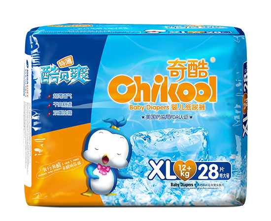 奇酷酷貝爽紙尿褲XL28片
