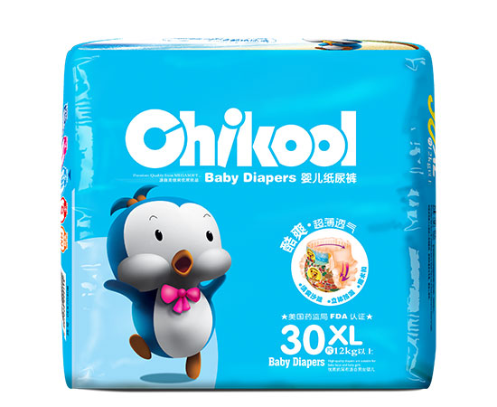 奇酷藍(lán)品鵝紙尿褲XL30片