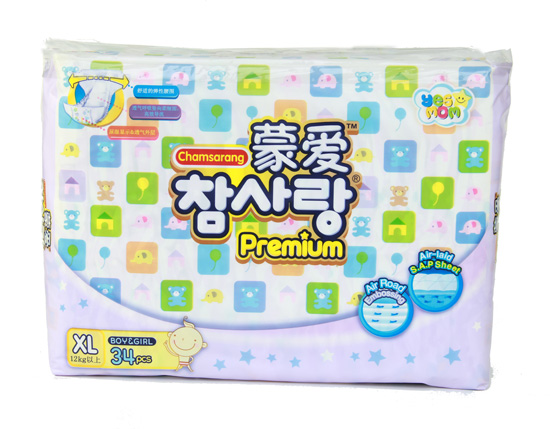 蒙愛(ài)四季款紙尿褲XL34