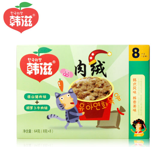 韓滋淮山豬肉絨+胡蘿卜牛肉絨