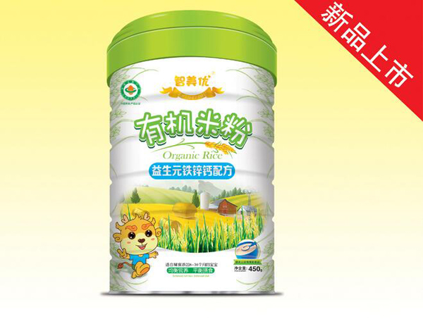 智美優(yōu)益生元鐵鋅鈣有機米粉