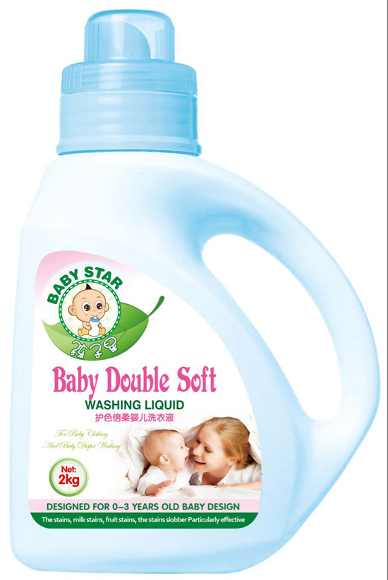 孩子星護色倍柔嬰兒洗衣液