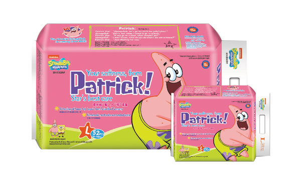 海綿寶寶一派溫馨紙尿褲L碼