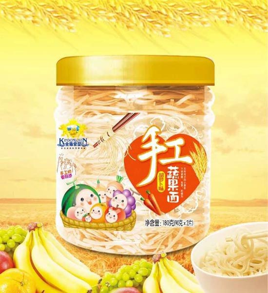 金盾愛嬰手工面胡蘿卜面