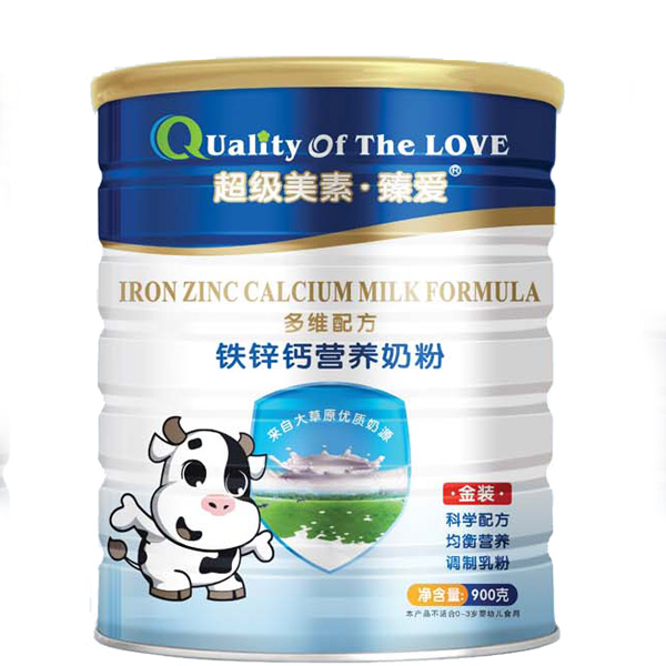 超級(jí)美素臻愛(ài)鈣鐵鋅高鈣900克聽(tīng)裝