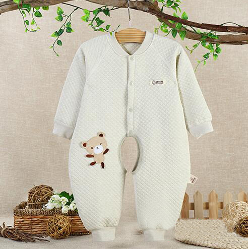 蓓琪兔嬰兒服飾2015秋冬新品加絲系列開(kāi)檔哈衣0