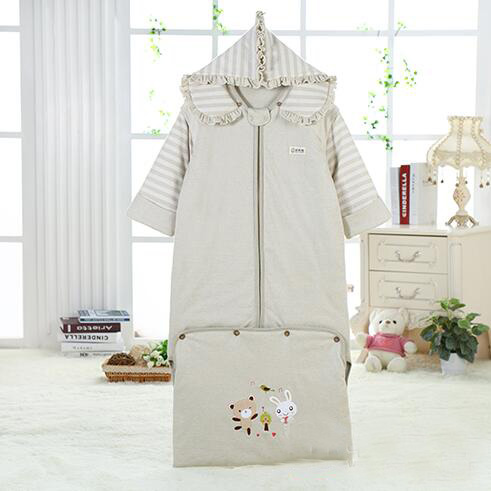 蓓琪兔嬰兒服飾2015秋冬新品夾棉系列加長睡袋0