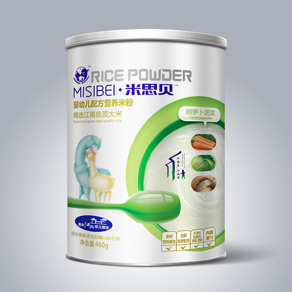 米思貝胡蘿卜蔬菜嬰幼兒配方營養(yǎng)米粉