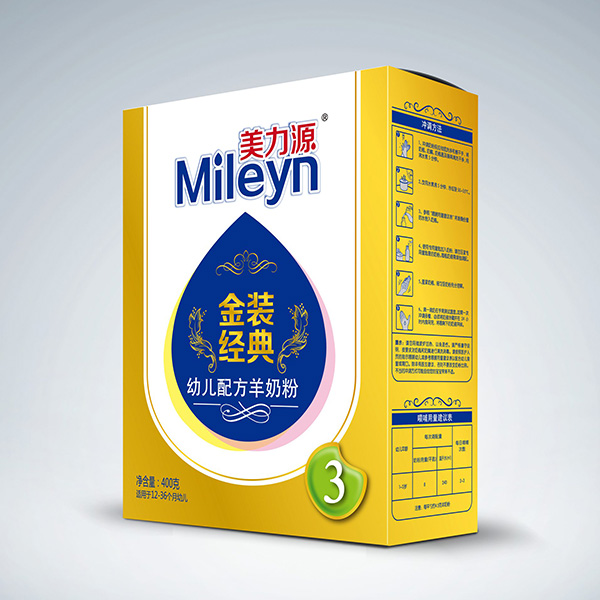 美力源金裝經典幼兒配方羊奶粉盒裝400克3段