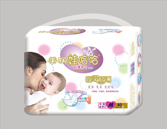 美潤娃哈哈瞬吸極薄紙尿褲M碼40片