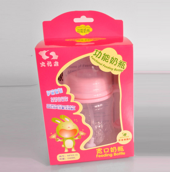 史代爾多功能寬口奶瓶240ml粉