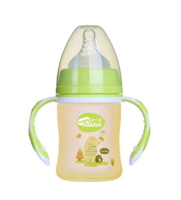 波比兔感溫安全玻璃奶瓶180ML