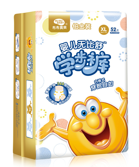 布布寶貝鉑金裝嬰兒學(xué)步褲XL豎向