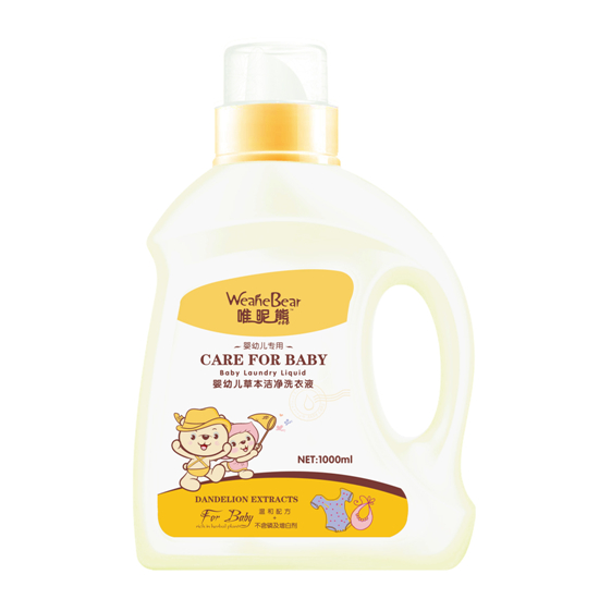 唯昵熊嬰幼兒草本潔凈洗衣液1000ml