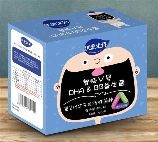 優(yōu)愛米科DHA益生菌營養(yǎng)素盒裝