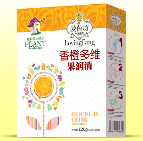 愛茵坊香橙多維果潤清盒裝