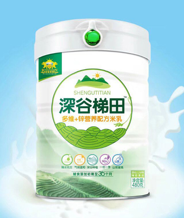 金盾愛嬰深谷梯田多維+鋅營(yíng)養(yǎng)配方米乳