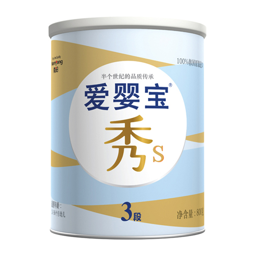 愛嬰寶秀S嬰兒配方奶粉800克3段