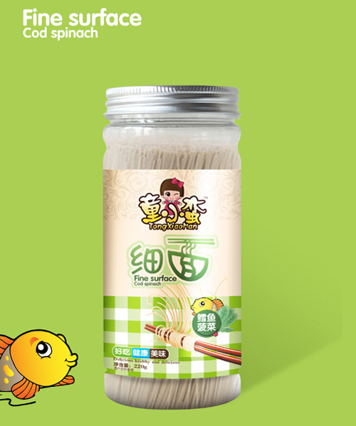 童小蠻鱈魚菠菜細面