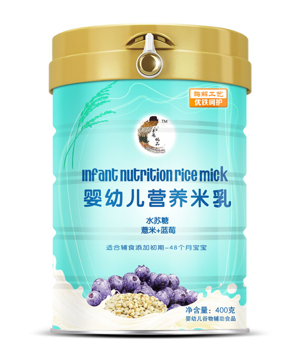米爸優(yōu)品水蘇糖薏米藍莓嬰幼兒營養(yǎng)米乳