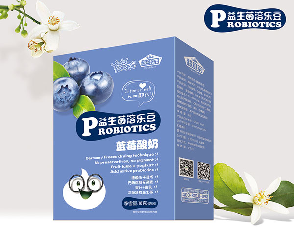 冠軍寶貝超級冠益生菌溶樂豆(藍(lán)莓)