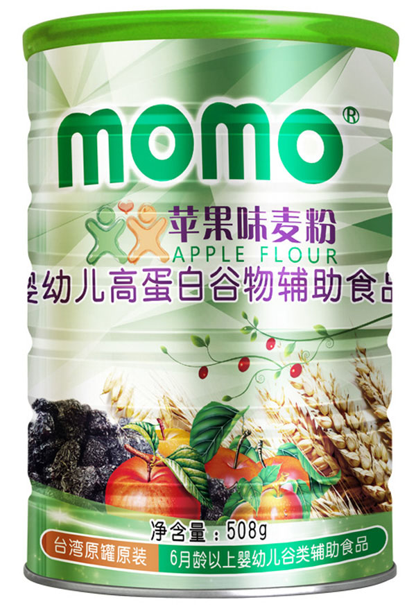momo高蛋白棗味蘋果麥粉