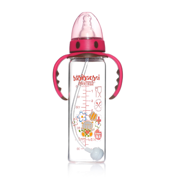 芭芘寶貝玻璃奶瓶240ml
