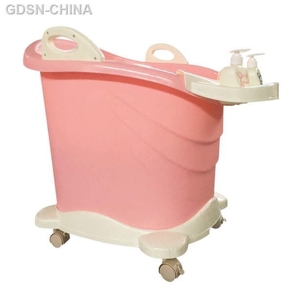 青蛙嘟迪立式滑輪浴桶粉色.jpg 青蛙嘟迪立式滑輪浴桶粉色.jpg